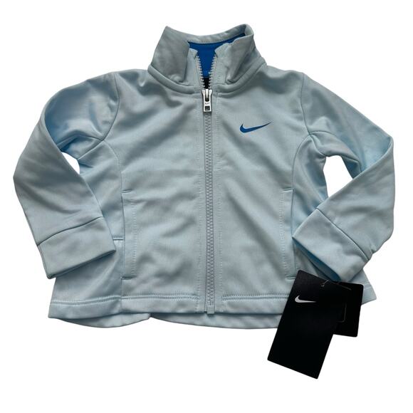 Nike Blue Full Zip Jacket - 12 Months - New with Tags - Picture 1 of 7
